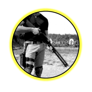 Corso di tiro tattico difensivo con shotgun cal. 12, posizione di pattugliamento